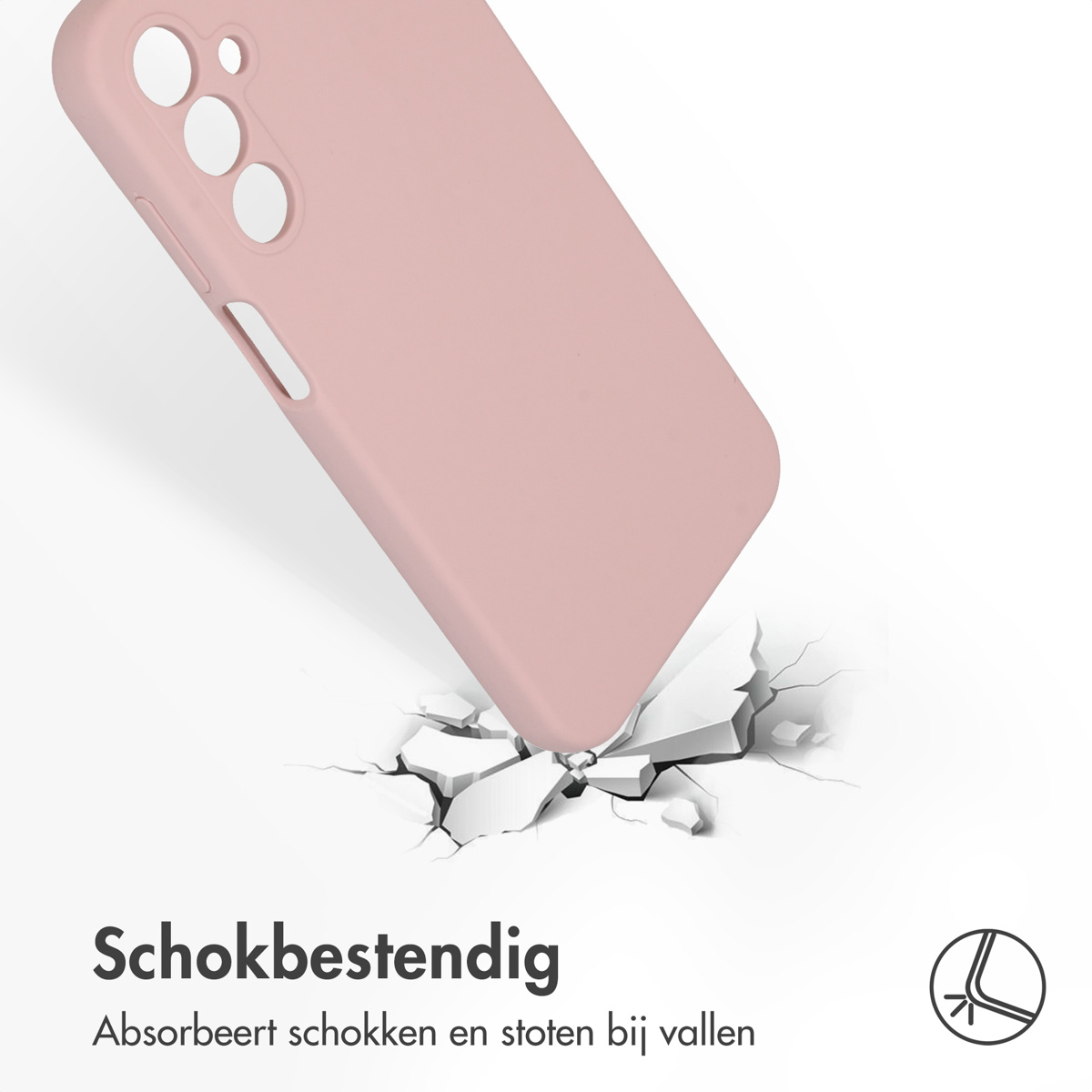 Accezz Liquid Silicone Backcover Samsung Galaxy A15 (5G/4G) - Roze - Afbeelding 10