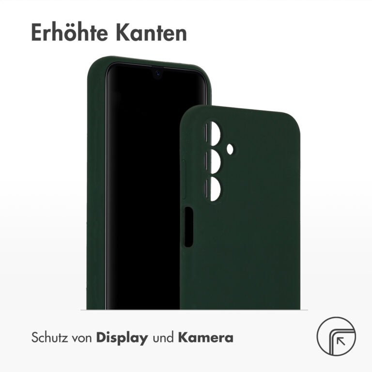 Accezz Liquid Silicone Backcover Samsung Galaxy A15 (5G/4G) - Forest Green - Afbeelding 8