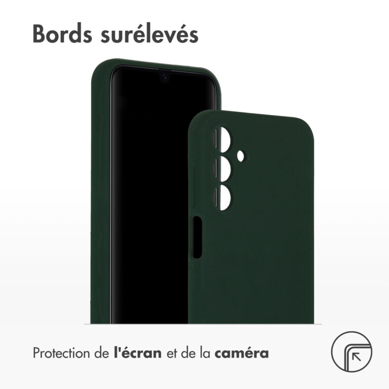 Accezz Liquid Silicone Backcover Samsung Galaxy A15 (5G/4G) - Forest Green - Afbeelding 5