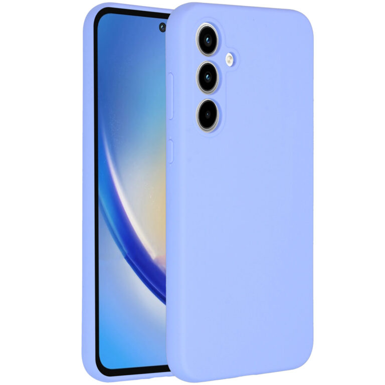 Accezz Liquid Silicone Backcover Samsung Galaxy A35 - Paars - Afbeelding 10