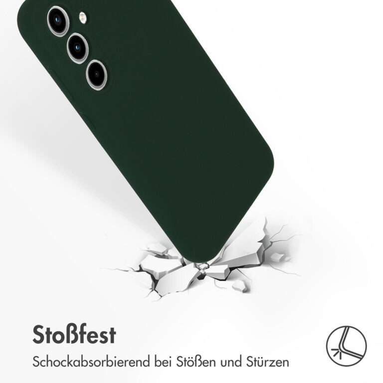 Accezz Liquid Silicone Backcover Samsung Galaxy A35 - Forest Green - Afbeelding 9