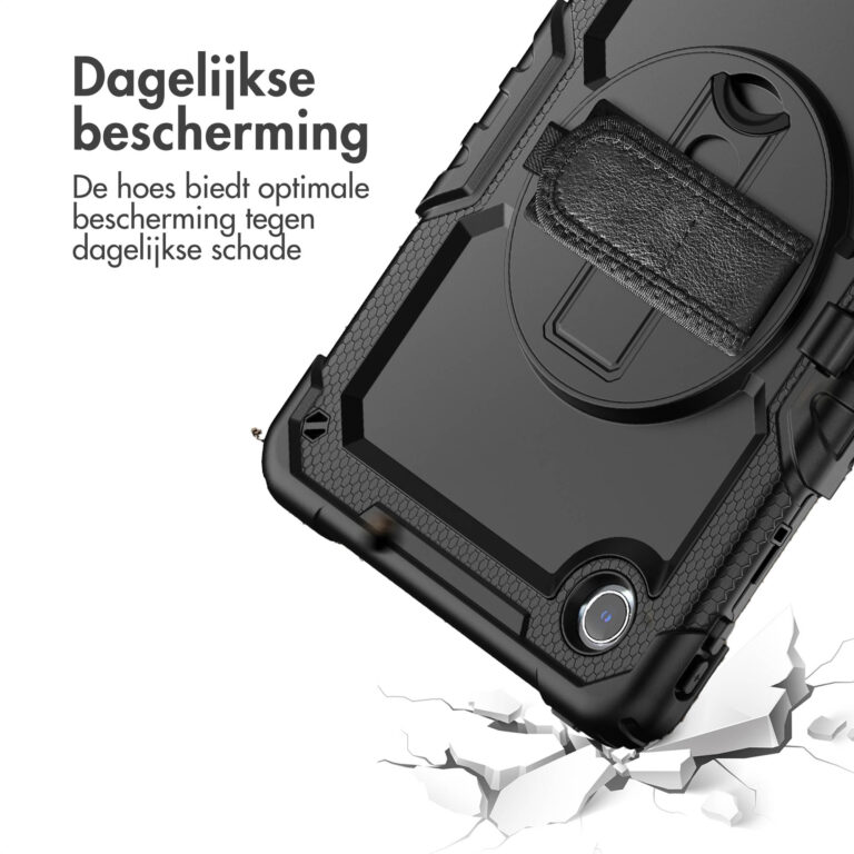 Accezz Rugged Backcover Shoulder Strap Lenovo Tab M11 - Zwart - Afbeelding 10