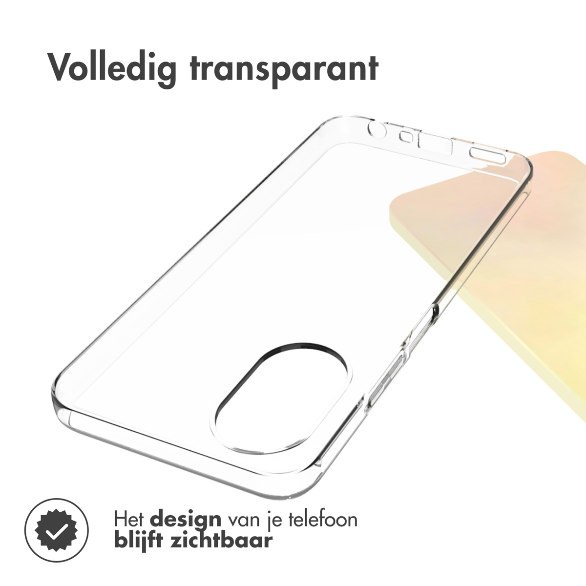 Accezz Clear Backcover Oppo A18 / Oppo A38 - Transparant - Afbeelding 6