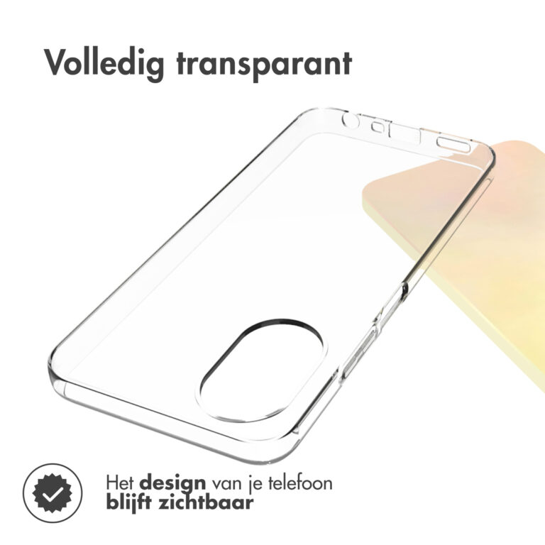Accezz Clear Backcover Oppo A18 / Oppo A38 - Transparant - Afbeelding 5