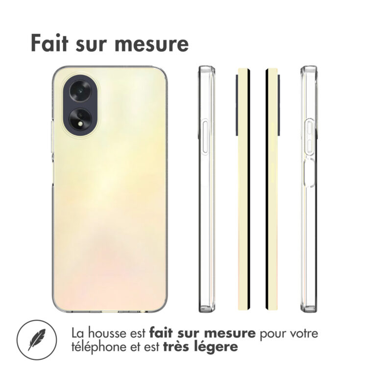 Accezz Clear Backcover Oppo A18 / Oppo A38 - Transparant - Afbeelding 8