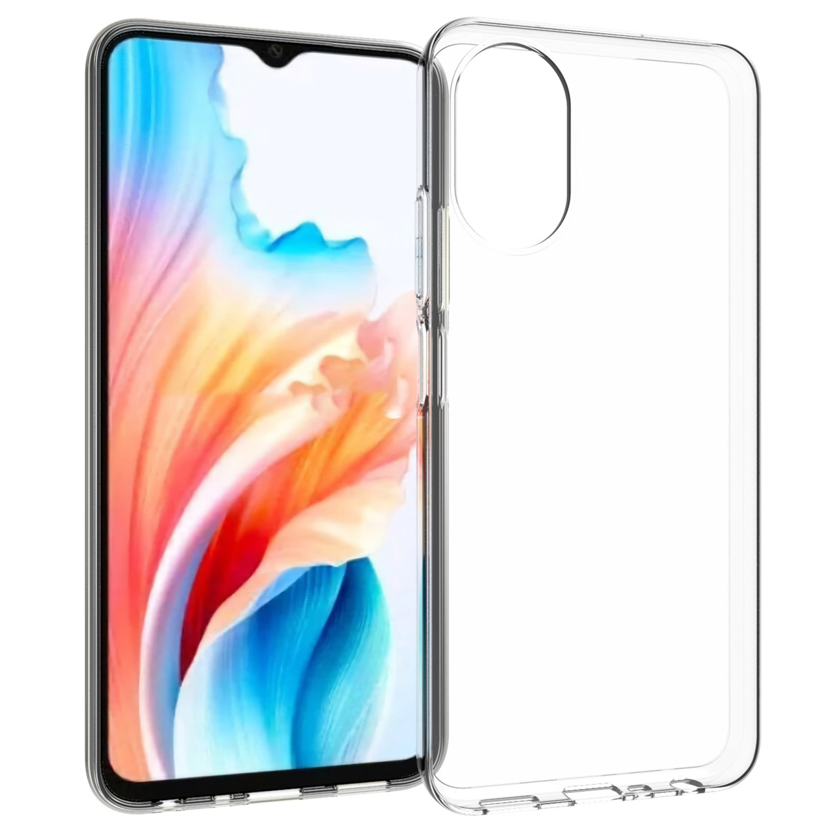 Accezz Clear Backcover Oppo A18 / Oppo A38 - Transparant - Afbeelding 3