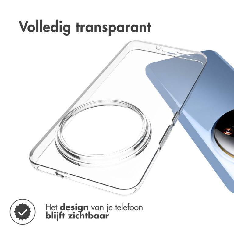 Accezz Clear Backcover Xiaomi 14 Ultra - Transparant - Afbeelding 6