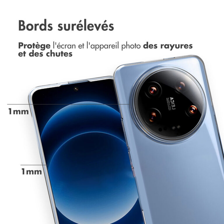Accezz Clear Backcover Xiaomi 14 Ultra - Transparant - Afbeelding 10