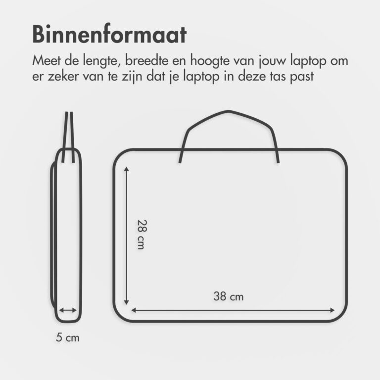 Accezz Zakelijke laptoptas 16 inch - Zwart - Afbeelding 6