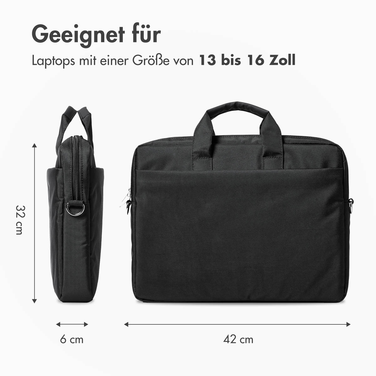 Accezz Zakelijke laptoptas 16 inch - Zwart - Afbeelding 10