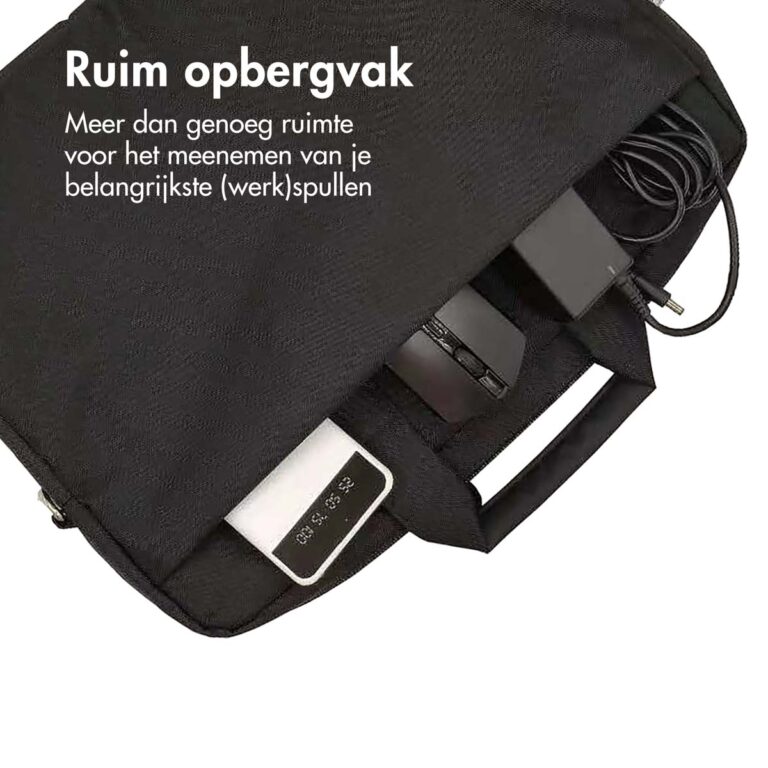 Accezz Zakelijke laptoptas 16 inch - Zwart - Afbeelding 5