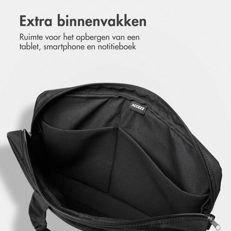 Accezz Zakelijke laptoptas 16 inch - Zwart - Afbeelding 4