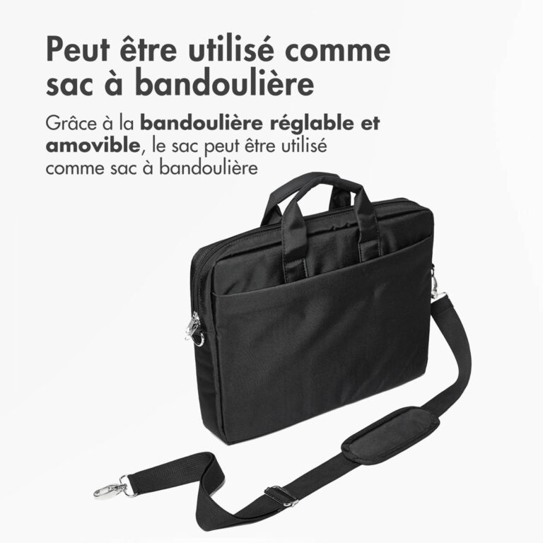Accezz Zakelijke laptoptas 16 inch - Zwart - Afbeelding 9