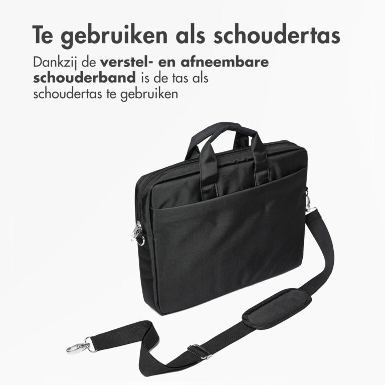 Accezz Zakelijke laptoptas 16 inch - Zwart - Afbeelding 3