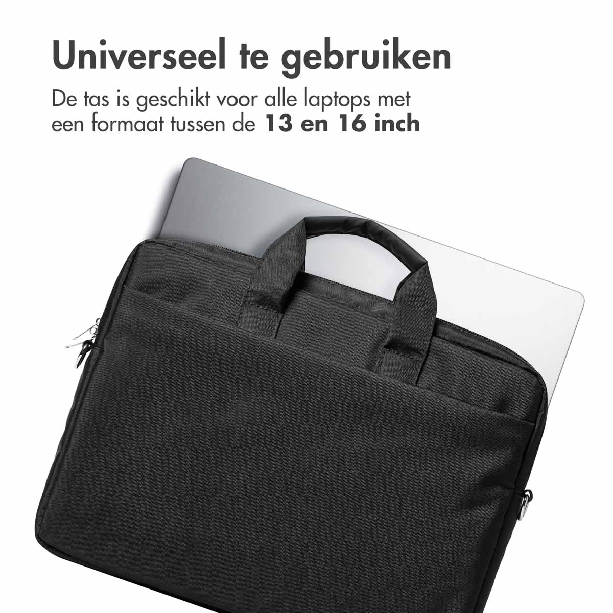 Accezz Zakelijke laptoptas 16 inch - Zwart - Afbeelding 4