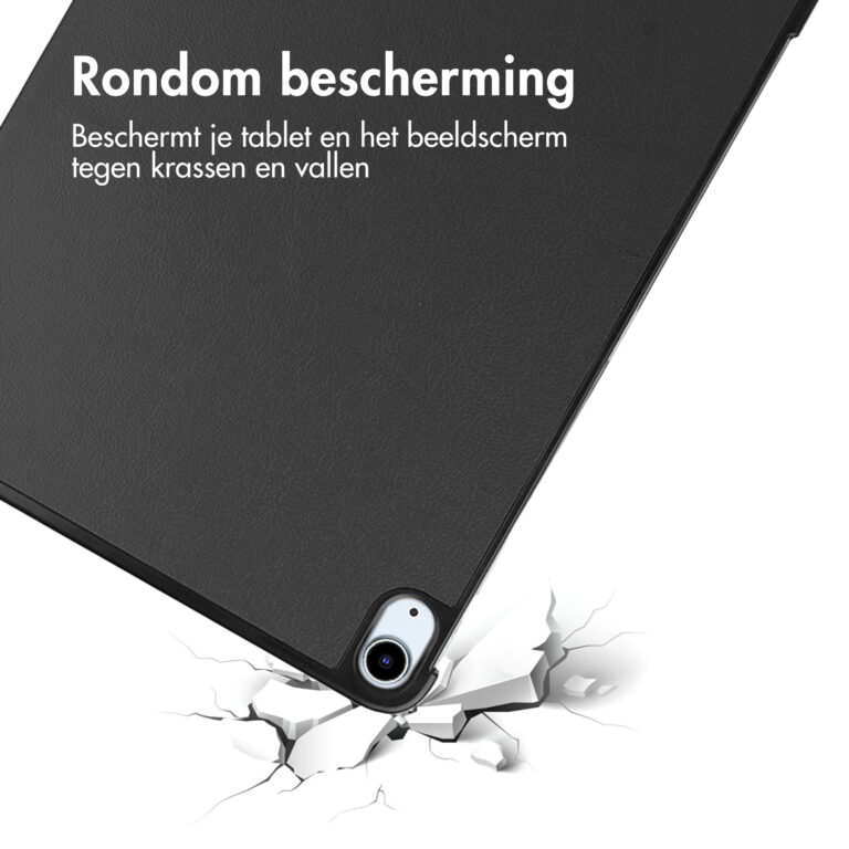 Accezz Trifold Bookcase Apple iPad Air 13 inch (2025) M3 / (2024) M2 - Zwart - Afbeelding 8