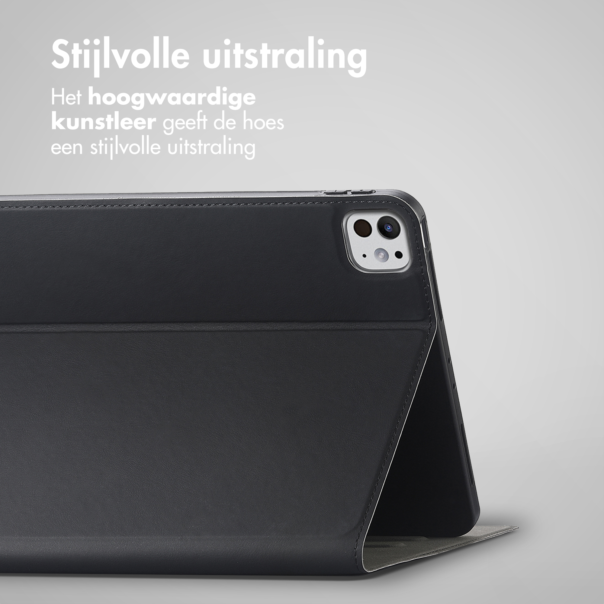 Accezz Classic Tablet Case Apple iPad Pro 13 (2025) M5 / (2024) M4 - Zwart - Afbeelding 8