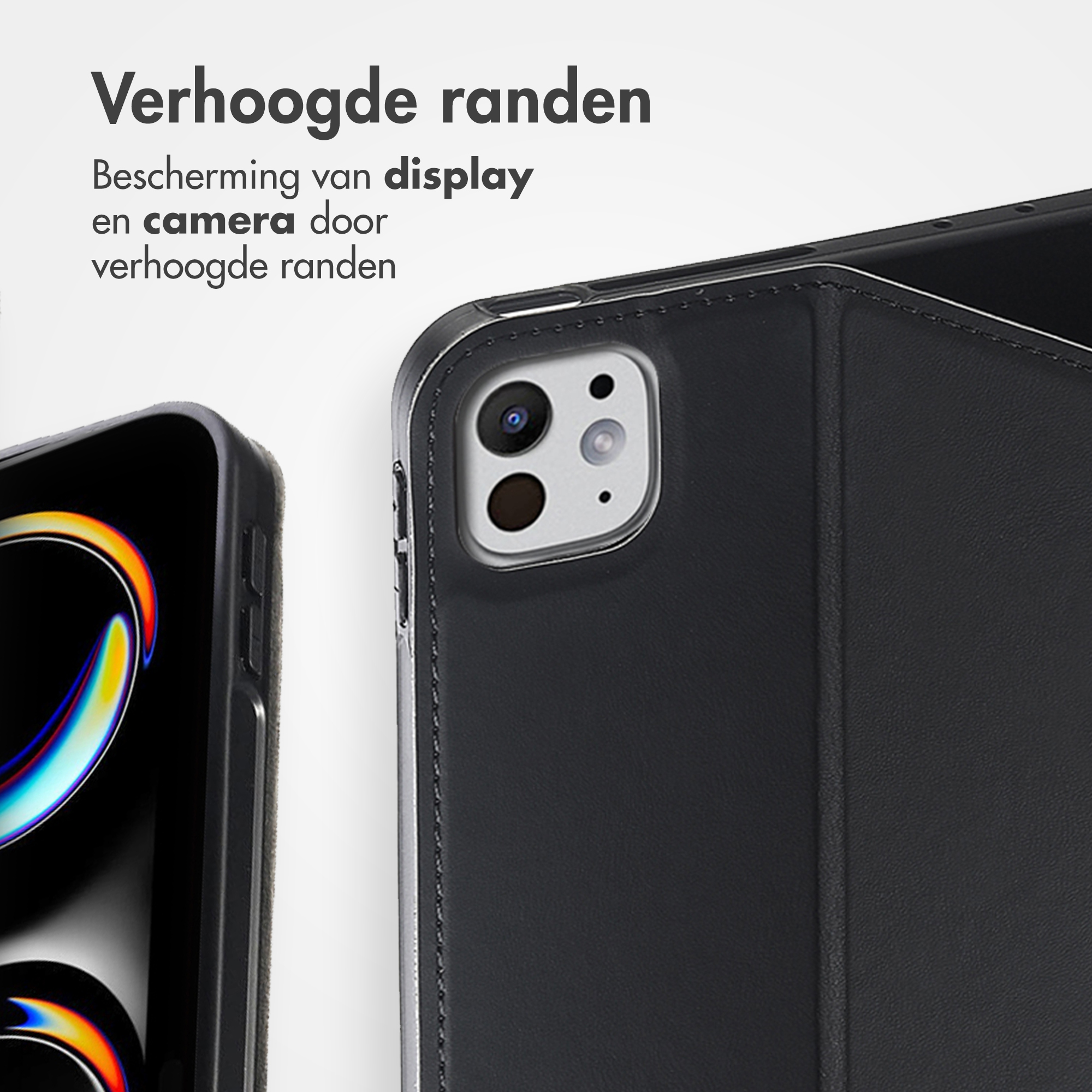 Accezz Classic Tablet Case Apple iPad Pro 13 (2025) M5 / (2024) M4 - Zwart - Afbeelding 9