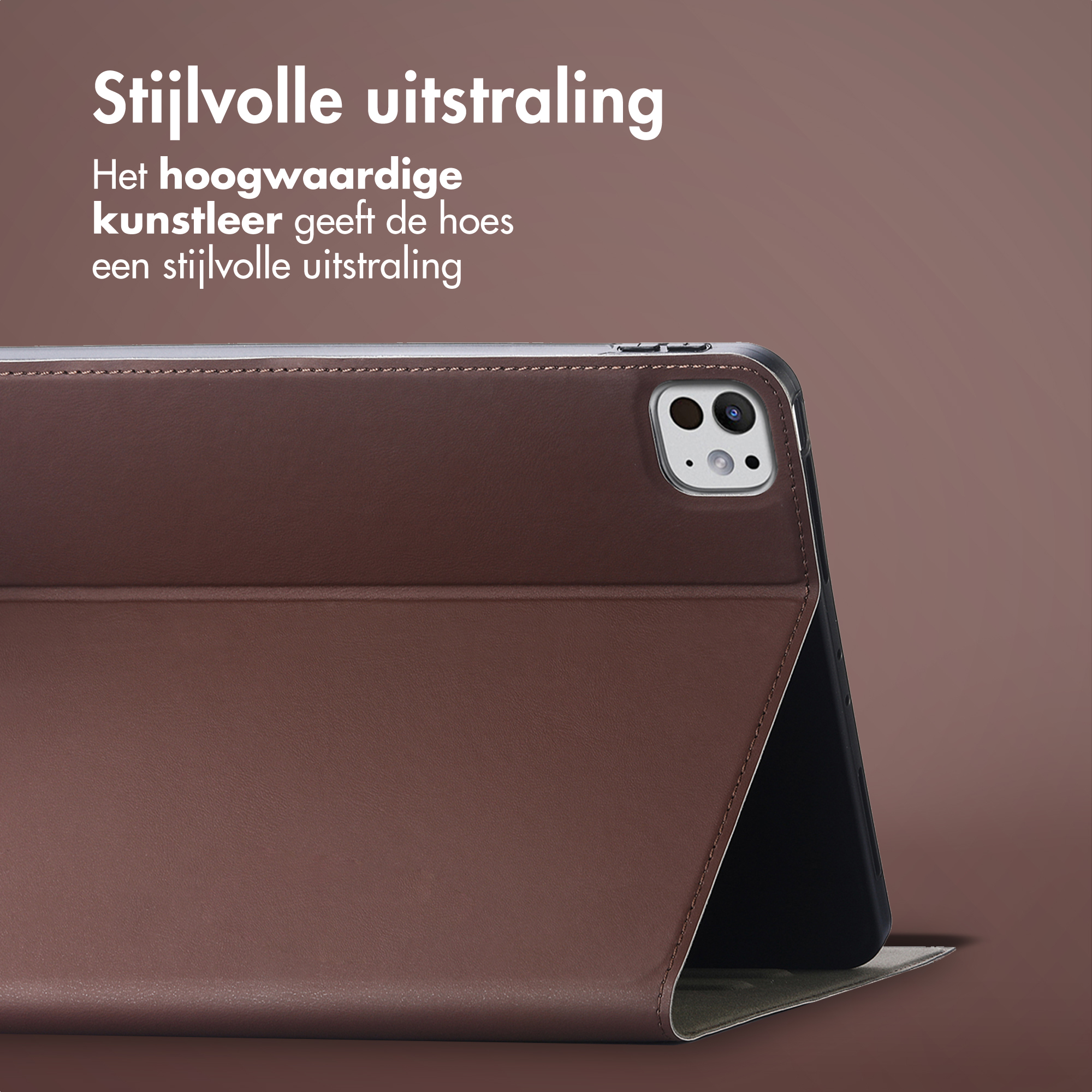 Accezz Classic Tablet Case Apple iPad Pro 13 (2025) M5 / (2024) M4 - Bruin - Afbeelding 9