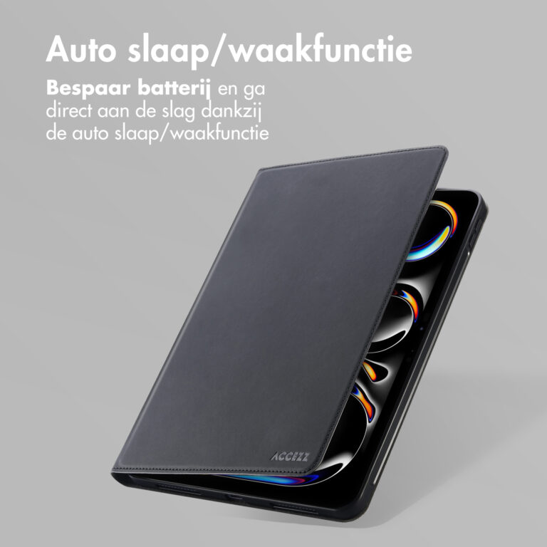 Accezz Classic Tablet Case Apple iPad Pro 11 (2024) M4 - Zwart - Afbeelding 10