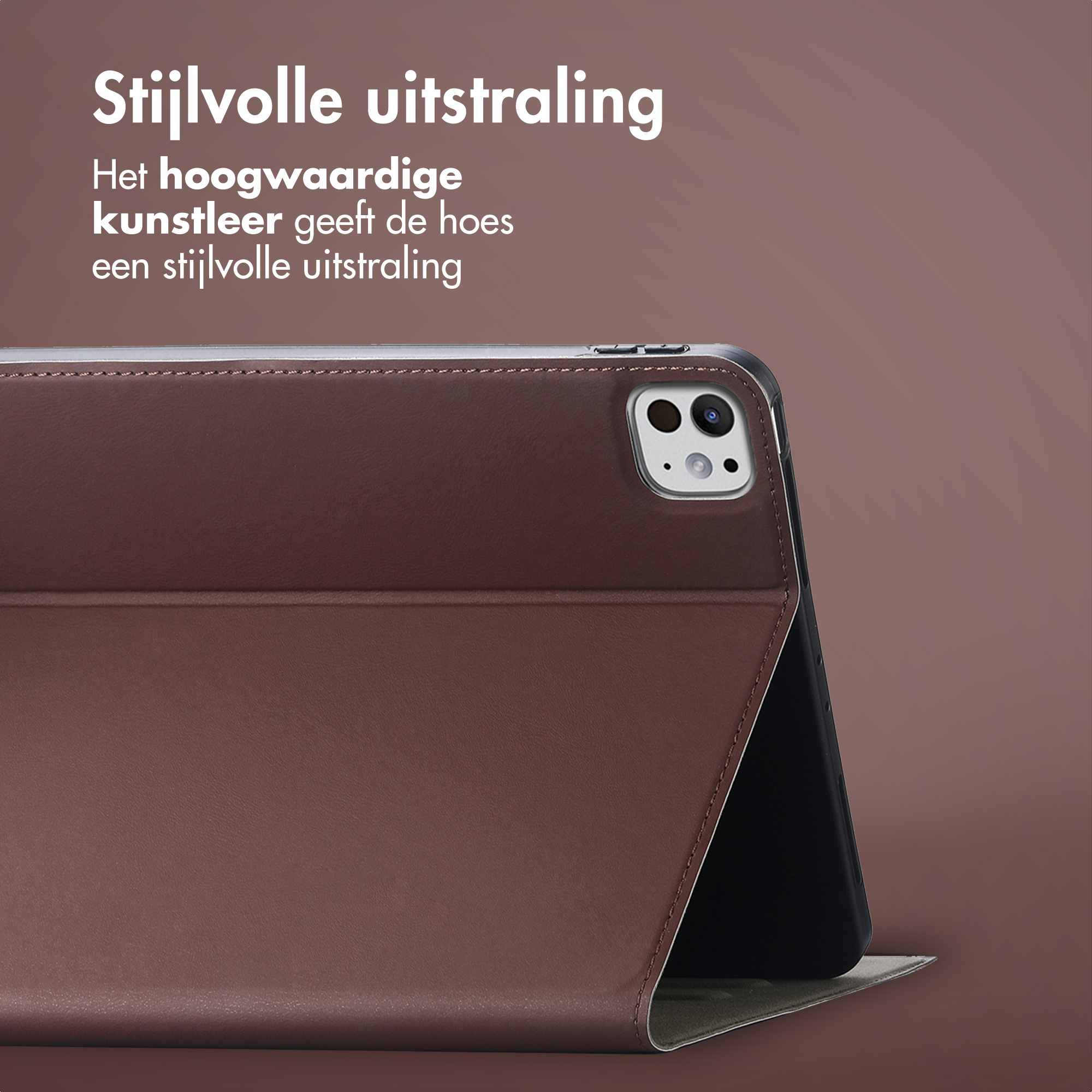 Accezz Classic Tablet Case Apple iPad Pro 11 (2025) M5 / (2024) M4 - Bruin - Afbeelding 9