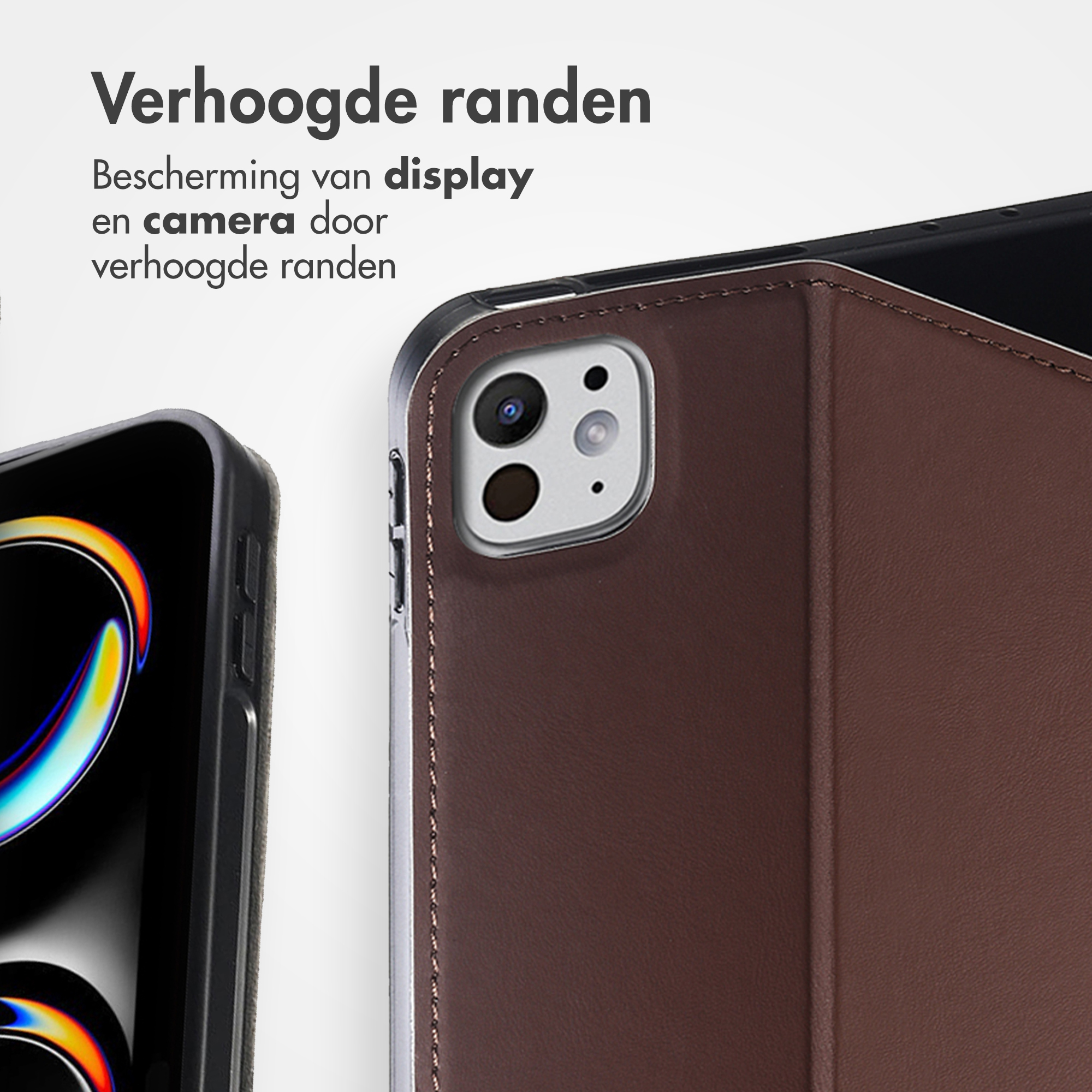 Accezz Classic Tablet Case Apple iPad Pro 11 (2025) M5 / (2024) M4 - Bruin - Afbeelding 8