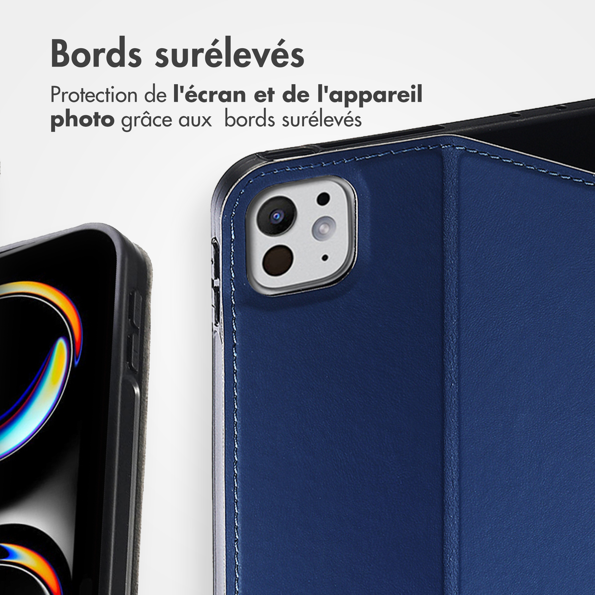 Accezz Classic Tablet Case Apple iPad Pro 11 (2025) M5 / (2024) M4 - Donkerblauw - Afbeelding 10