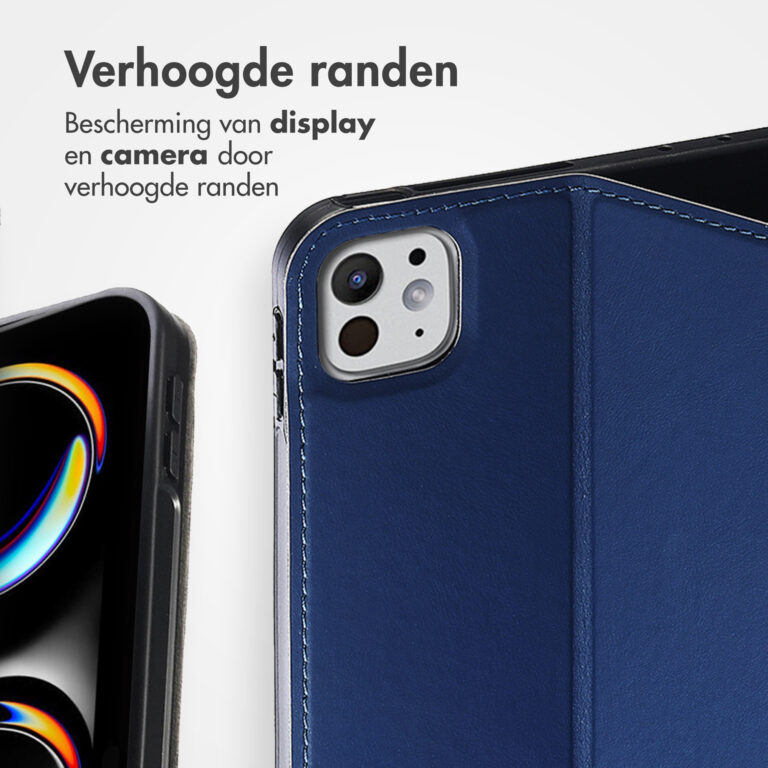 Accezz Classic Tablet Case Apple iPad Pro 11 (2024) M4 - Donkerblauw - Afbeelding 8