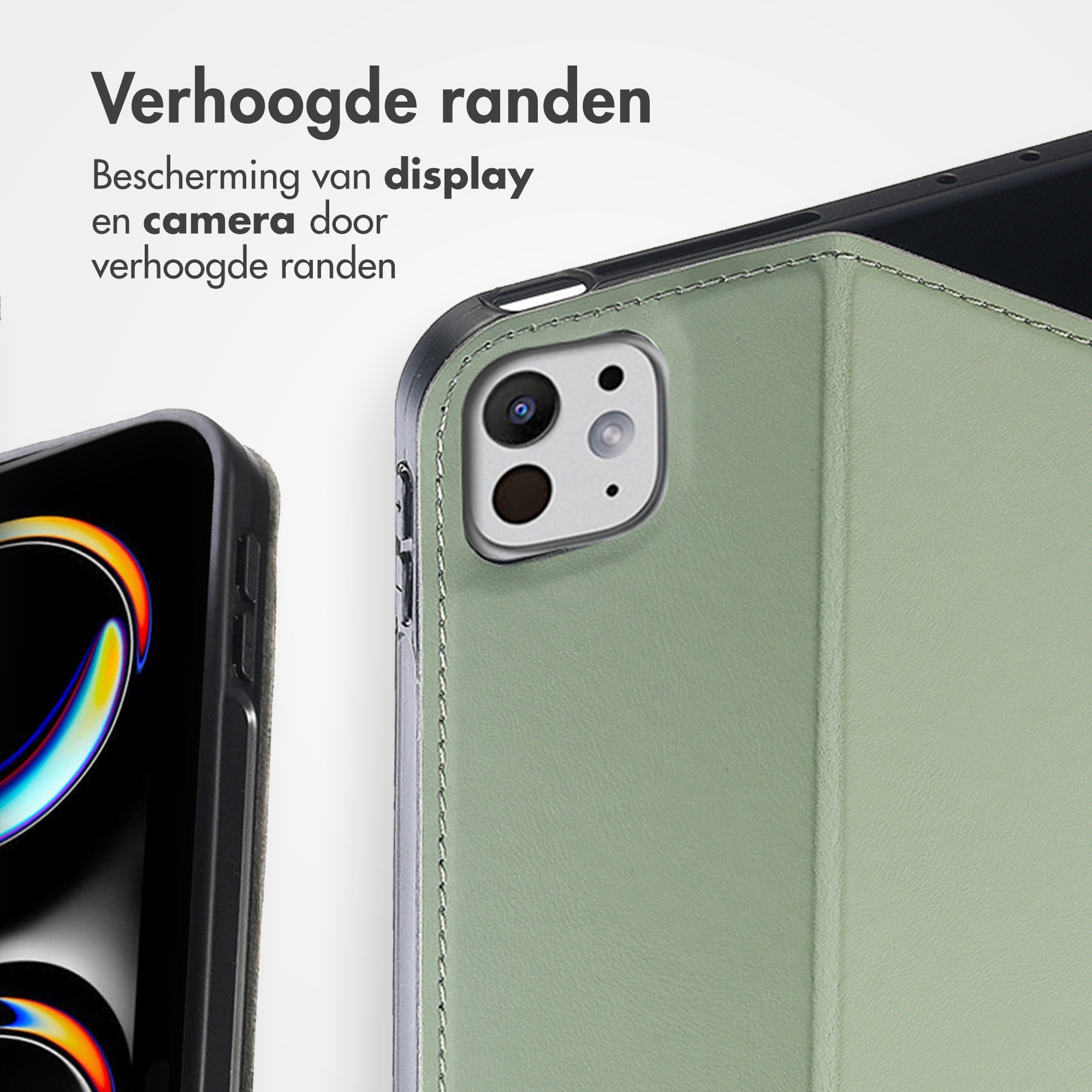 Accezz Classic Tablet Case Apple iPad Pro 11 (2025) M5 / (2024) M4 - Groen - Afbeelding 8