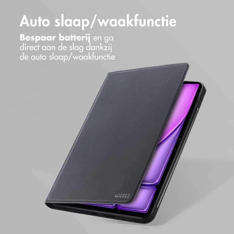 Accezz Classic Tablet Case Apple iPad Air 13 inch (2025) M3 / (2024) M2 - Zwart - Afbeelding 10