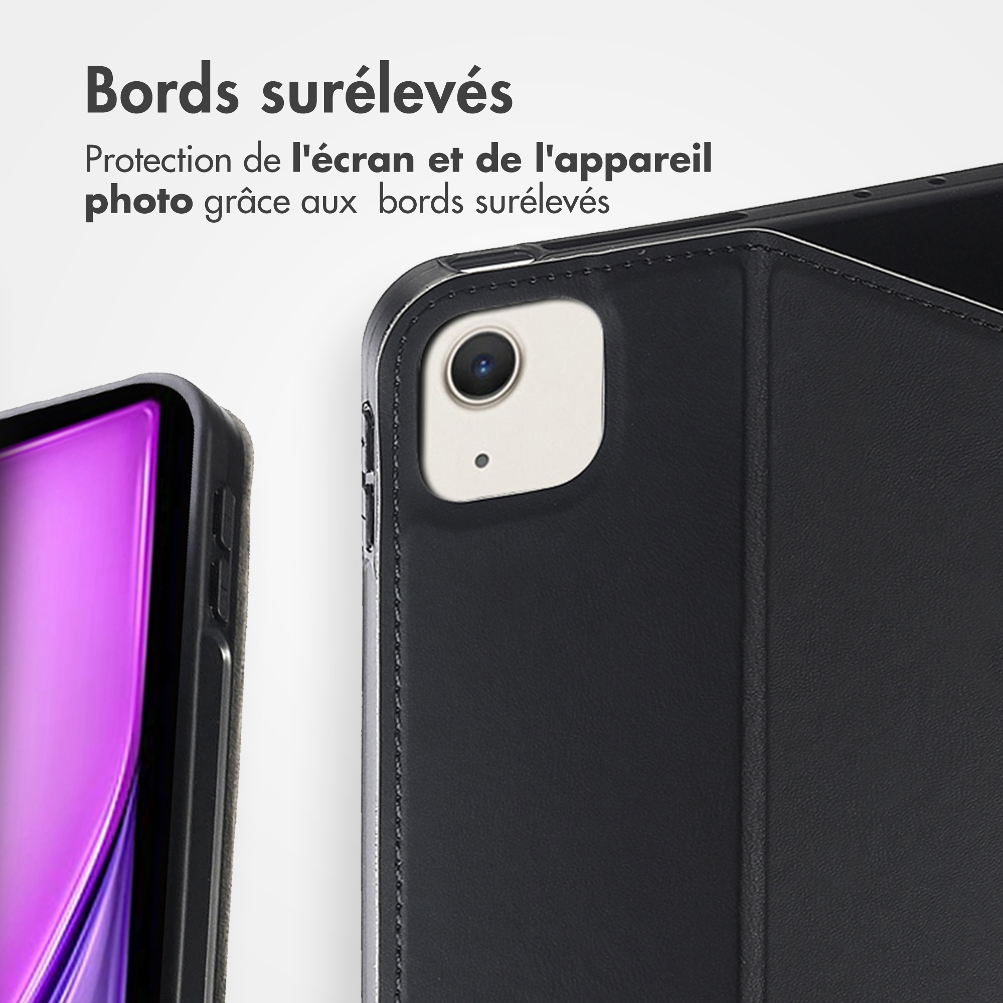 Accezz Classic Tablet Case Apple iPad Air 13 inch (2025) M3 / (2024) M2 - Zwart - Afbeelding 10