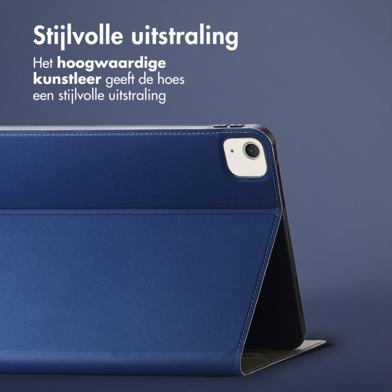 Accezz Classic Tablet Case Apple iPad Air 13 inch (2025) M3 / (2024) M2 - Donkerblauw - Afbeelding 9
