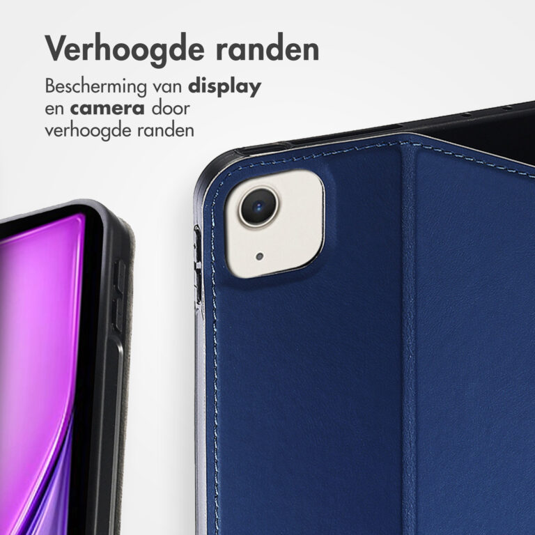 Accezz Classic Tablet Case Apple iPad Air 13 inch (2025) M3 / (2024) M2 - Donkerblauw - Afbeelding 8