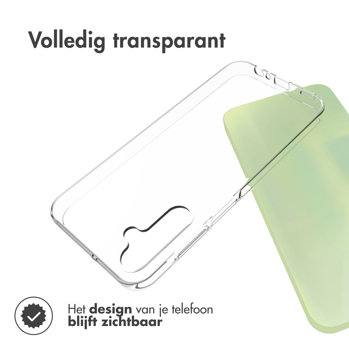 Accezz Clear Backcover Samsung Galaxy A15 (5G/4G) - Transparant - Afbeelding 6