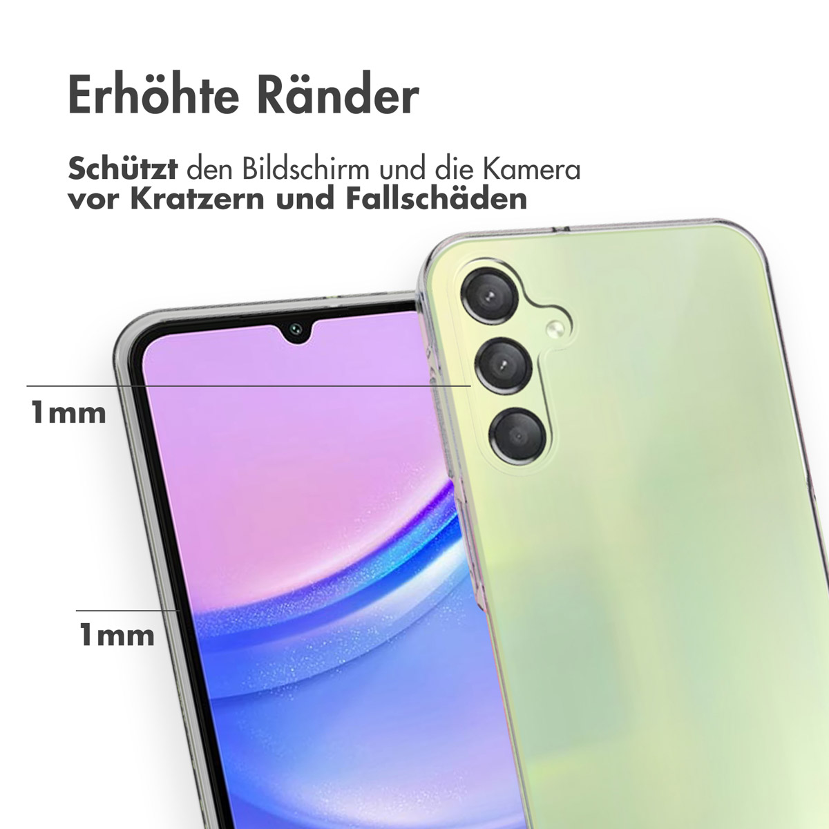 Accezz Clear Backcover Samsung Galaxy A15 (5G/4G) - Transparant - Afbeelding 7