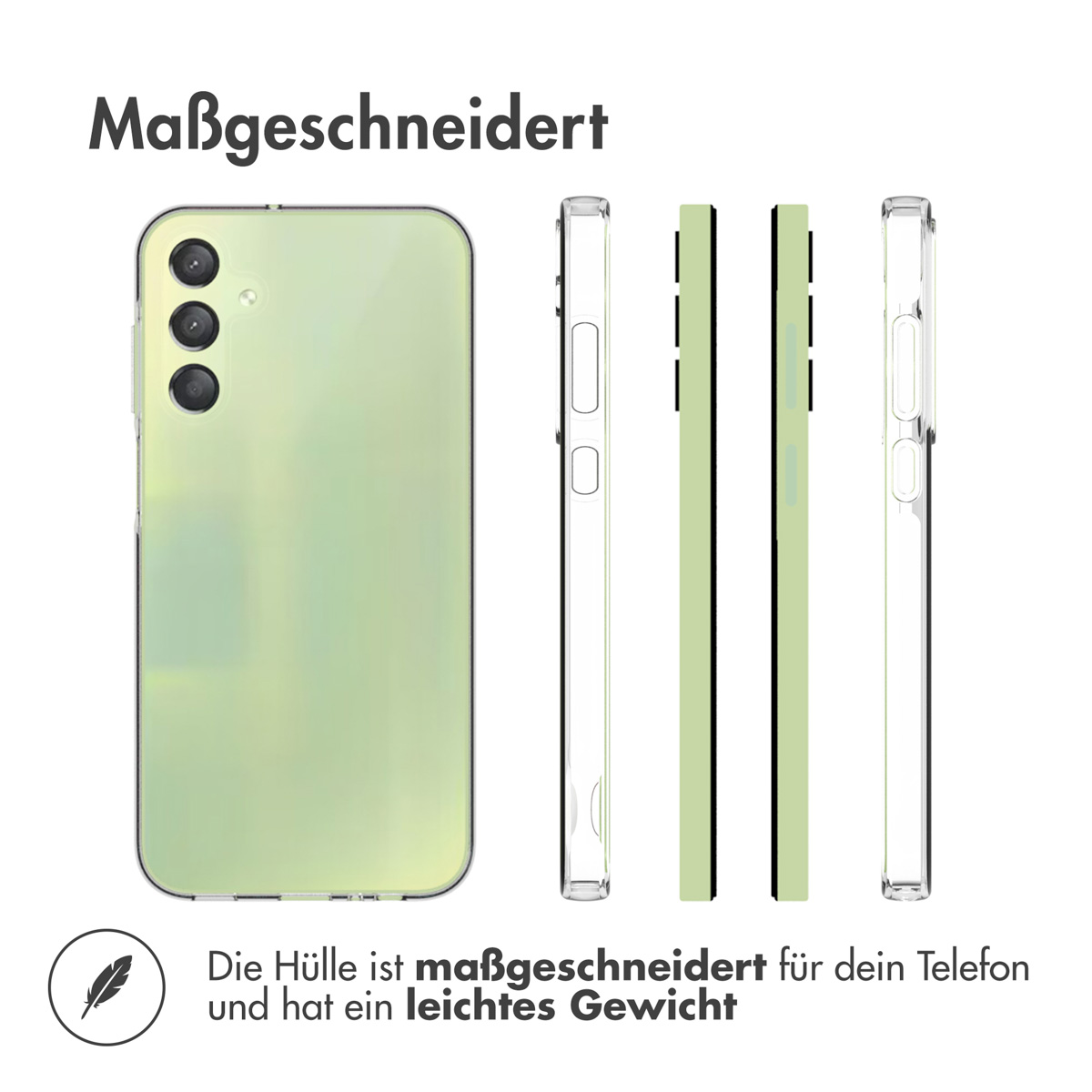 Accezz Clear Backcover Samsung Galaxy A15 (5G/4G) - Transparant - Afbeelding 10