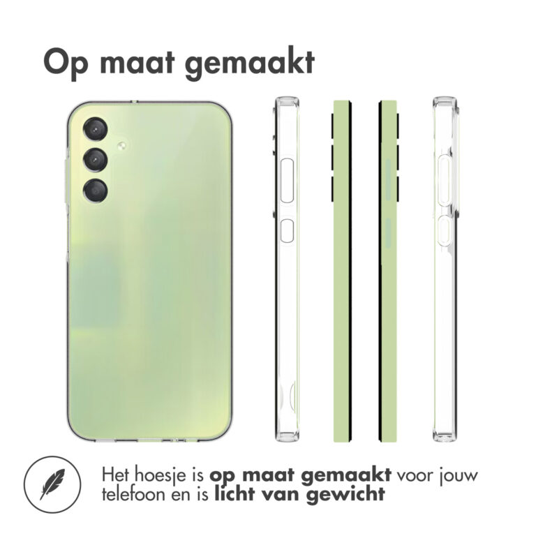 Accezz Clear Backcover Samsung Galaxy A15 (5G/4G) - Transparant - Afbeelding 4