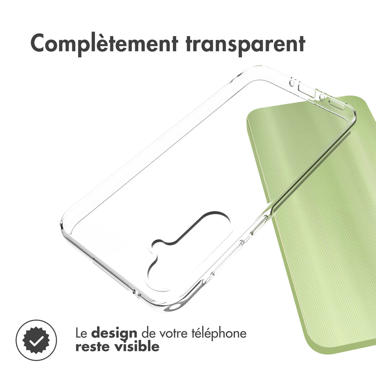 Accezz Clear Backcover Samsung Galaxy A35 - Transparant - Afbeelding 5