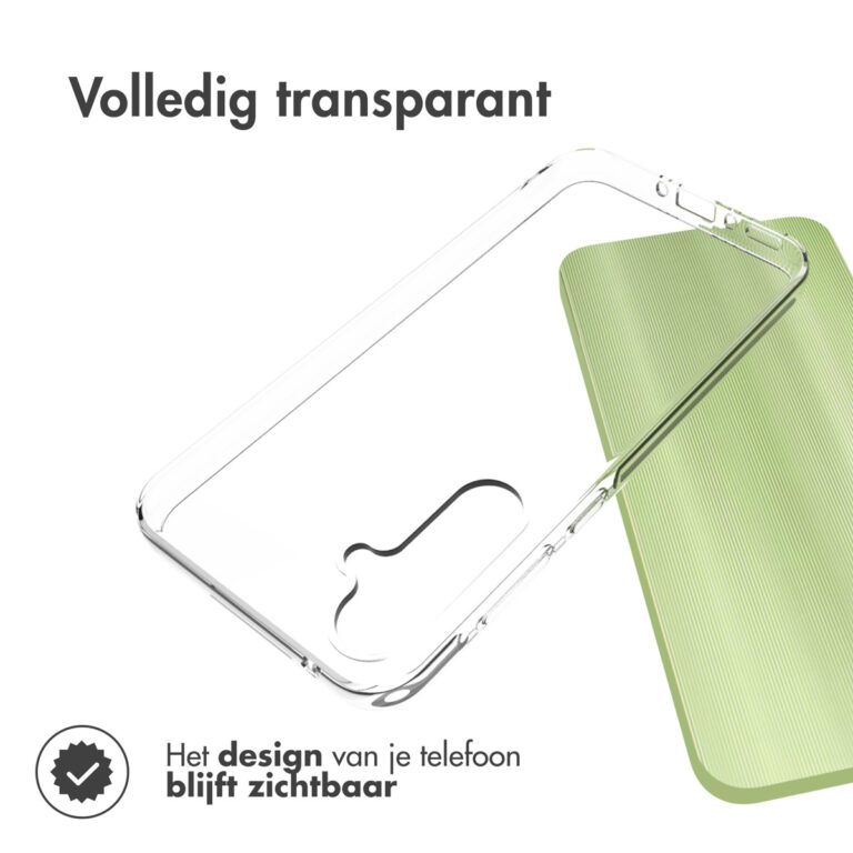 Accezz Clear Backcover Samsung Galaxy A35 - Transparant - Afbeelding 5