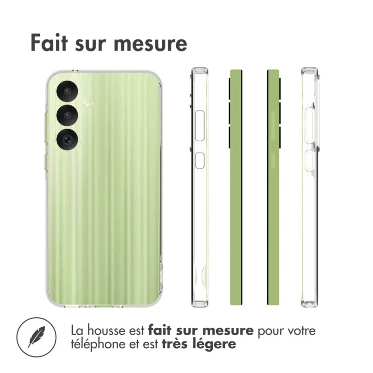 Accezz Clear Backcover Samsung Galaxy A35 - Transparant - Afbeelding 8