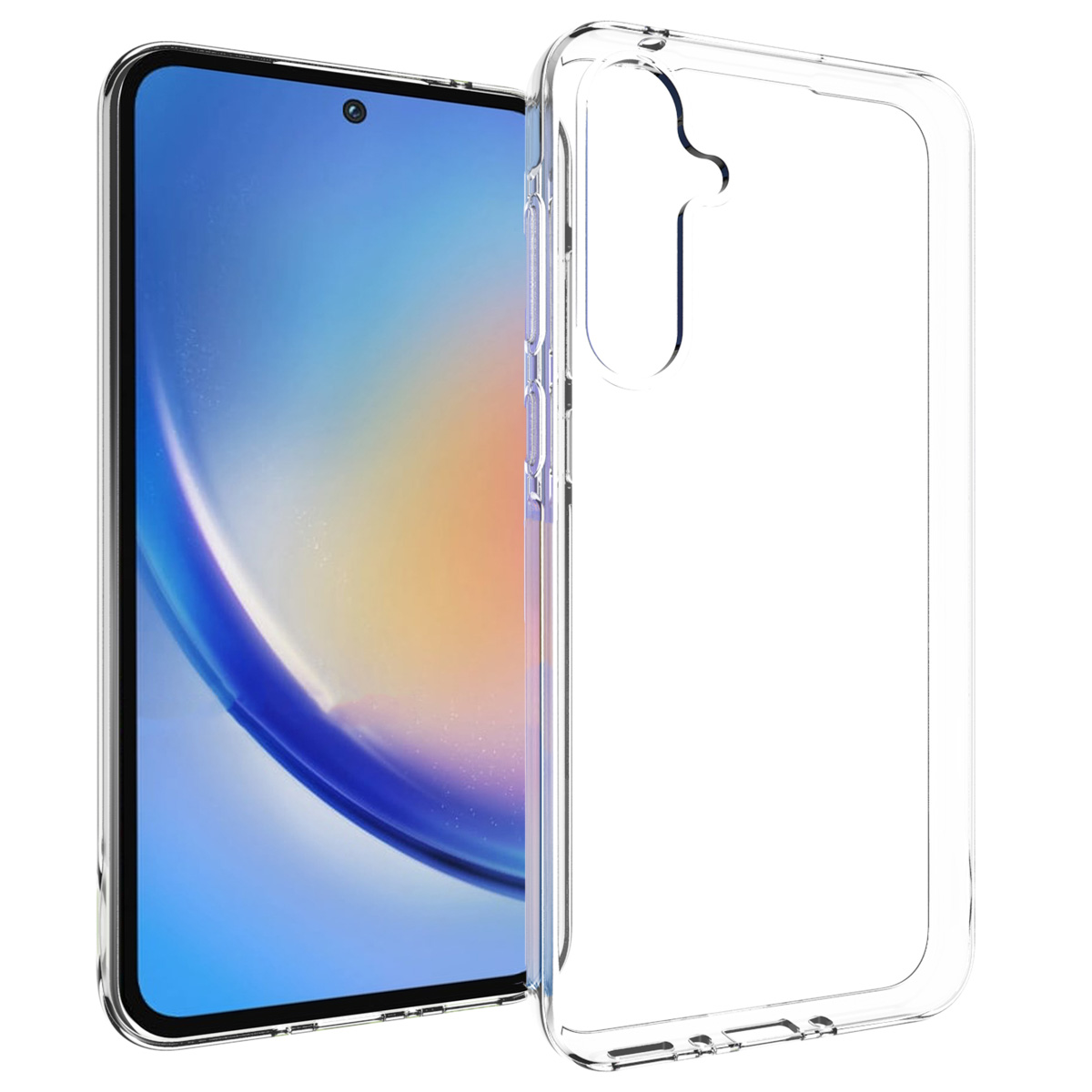Accezz Clear Backcover Samsung Galaxy A35 - Transparant - Afbeelding 3