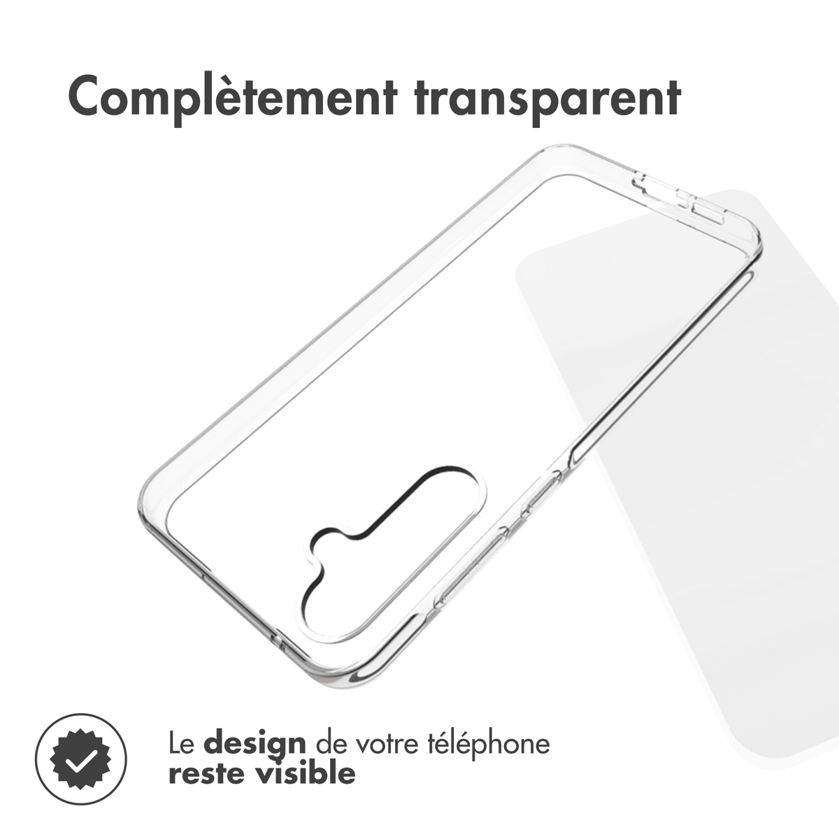 Accezz Clear Backcover Samsung Galaxy A55 - Transparant - Afbeelding 5