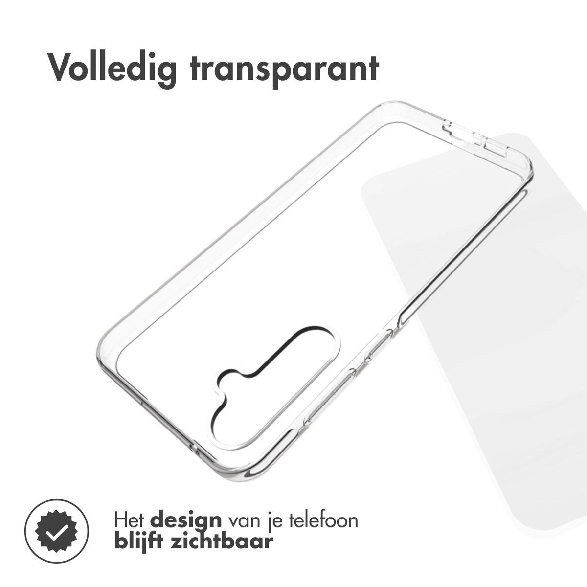 Accezz Clear Backcover Samsung Galaxy A55 - Transparant - Afbeelding 6