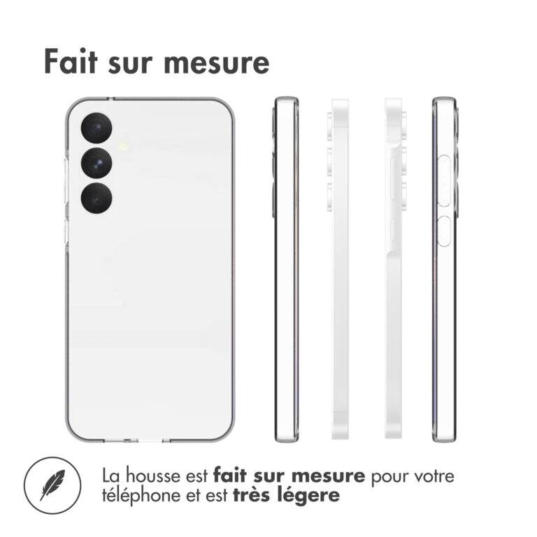 Accezz Clear Backcover Samsung Galaxy A55 - Transparant - Afbeelding 8
