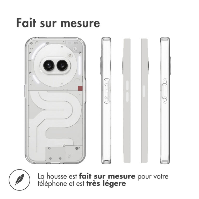 Accezz Clear Backcover Nothing Phone (2a) / 2(a) Plus - Transparant - Afbeelding 7