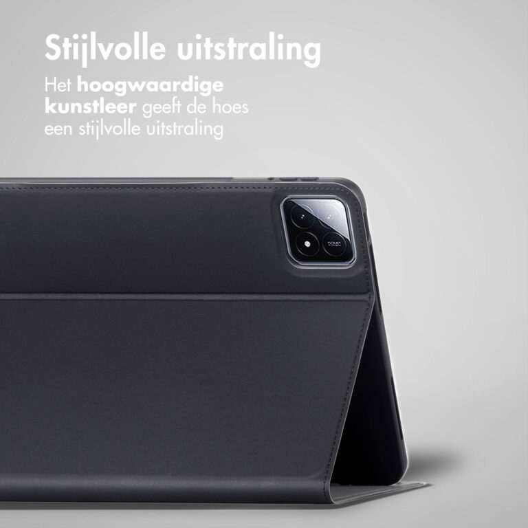 Accezz Classic Tablet Case Xiaomi Pad 6S Pro 12.4 - Zwart - Afbeelding 9