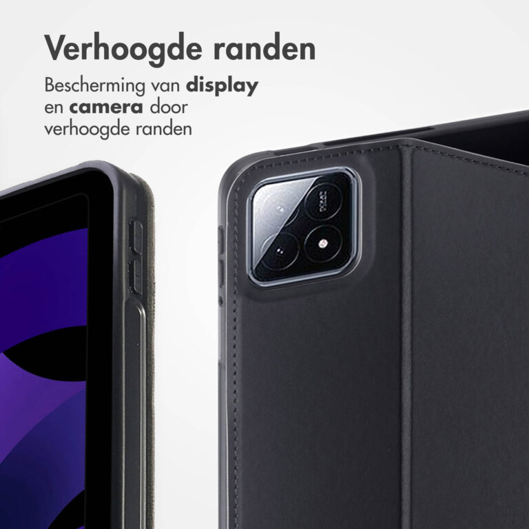 Accezz Classic Tablet Case Xiaomi Pad 6S Pro 12.4 - Zwart - Afbeelding 8