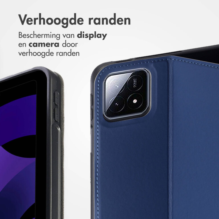 Accezz Classic Tablet Case Xiaomi Pad 6S Pro 12.4 - Donkerblauw - Afbeelding 8