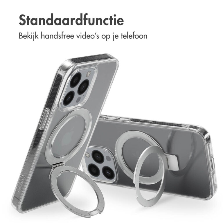 Accezz Ring Stand Backcover met MagSafe Apple iPhone 13 Pro - Transparant - Afbeelding 10