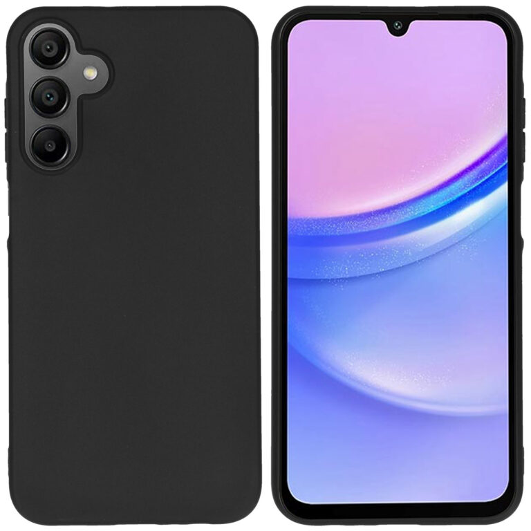 Accezz Color Backcover Samsung Galaxy A15 (5G/4G) - Zwart - Afbeelding 10